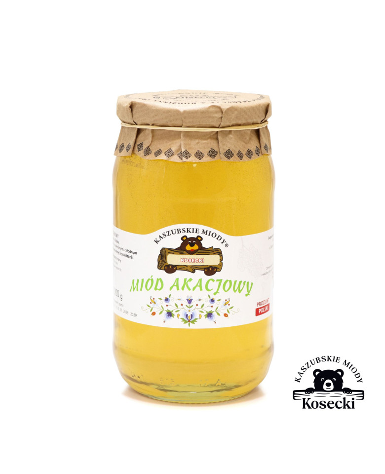 Miód Akacjowy - Płynny Miód Prosto z Kaszub